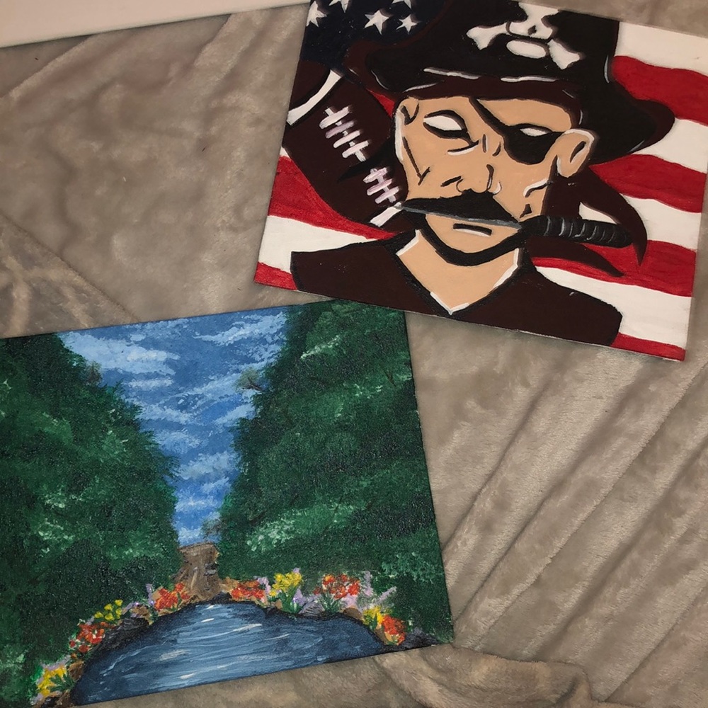 Hand made painting and drawings